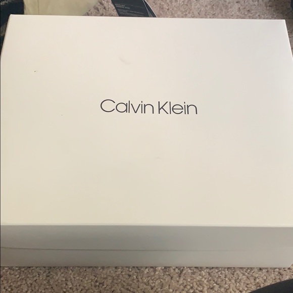 Sz 5.5 Calvin Klein rajon nappa heel red - Picture 2 of 3